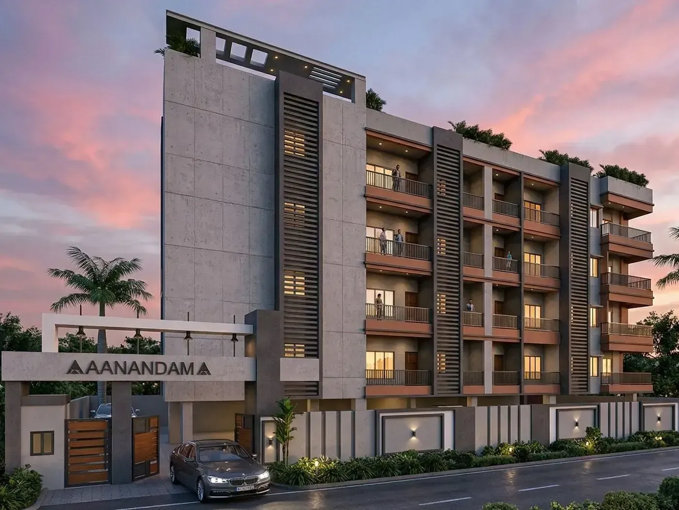 Aanandam — 3 BHK flats in Ranchi, 16 premium residences on Ratu Road